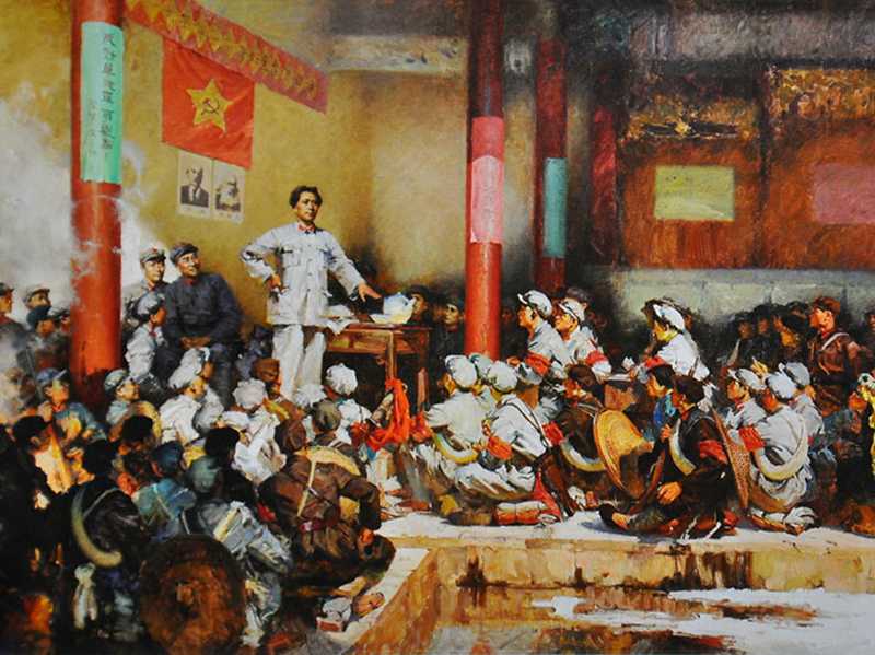 1929年12月28日至29日，紅軍召開古田會議 - 中國軍網(wǎng)