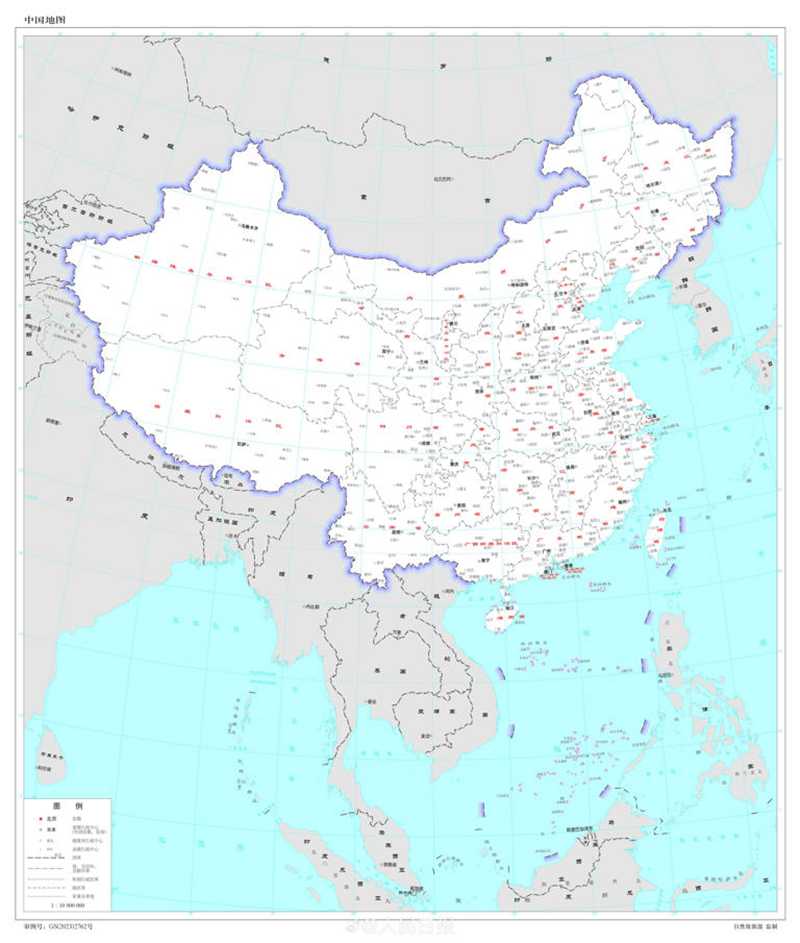 28日，2023年版標準地圖在測繪法宣傳日暨國家版圖意識宣傳周主場活動上發(fā)布。.jpg