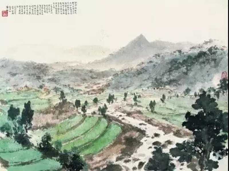 毛主席經(jīng)典詩詞入畫，大氣磅礴，美不勝收（北戴河以及登廬山作品）(圖5)