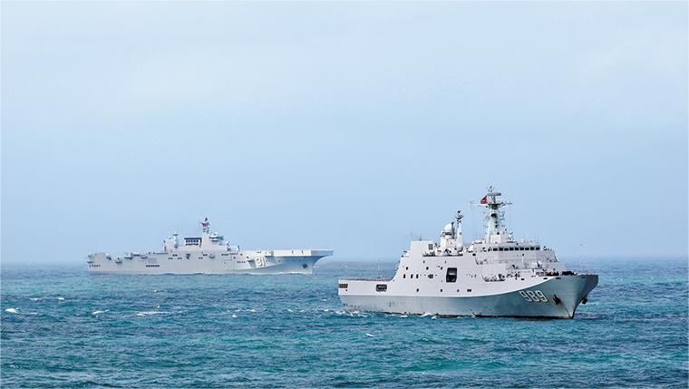 近日，海軍某支隊組織實戰(zhàn)化訓(xùn)練。徐苗波攝.jpg