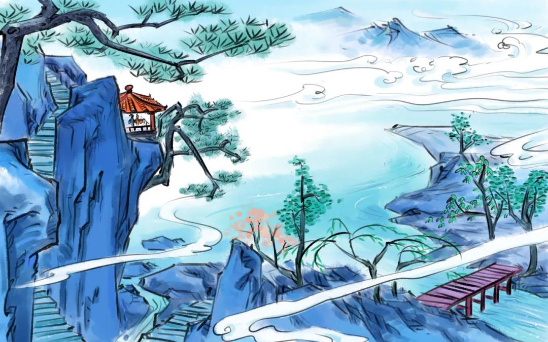 扶桑西枝對(duì)斷石，弱水東影隨長(zhǎng)流.jpg